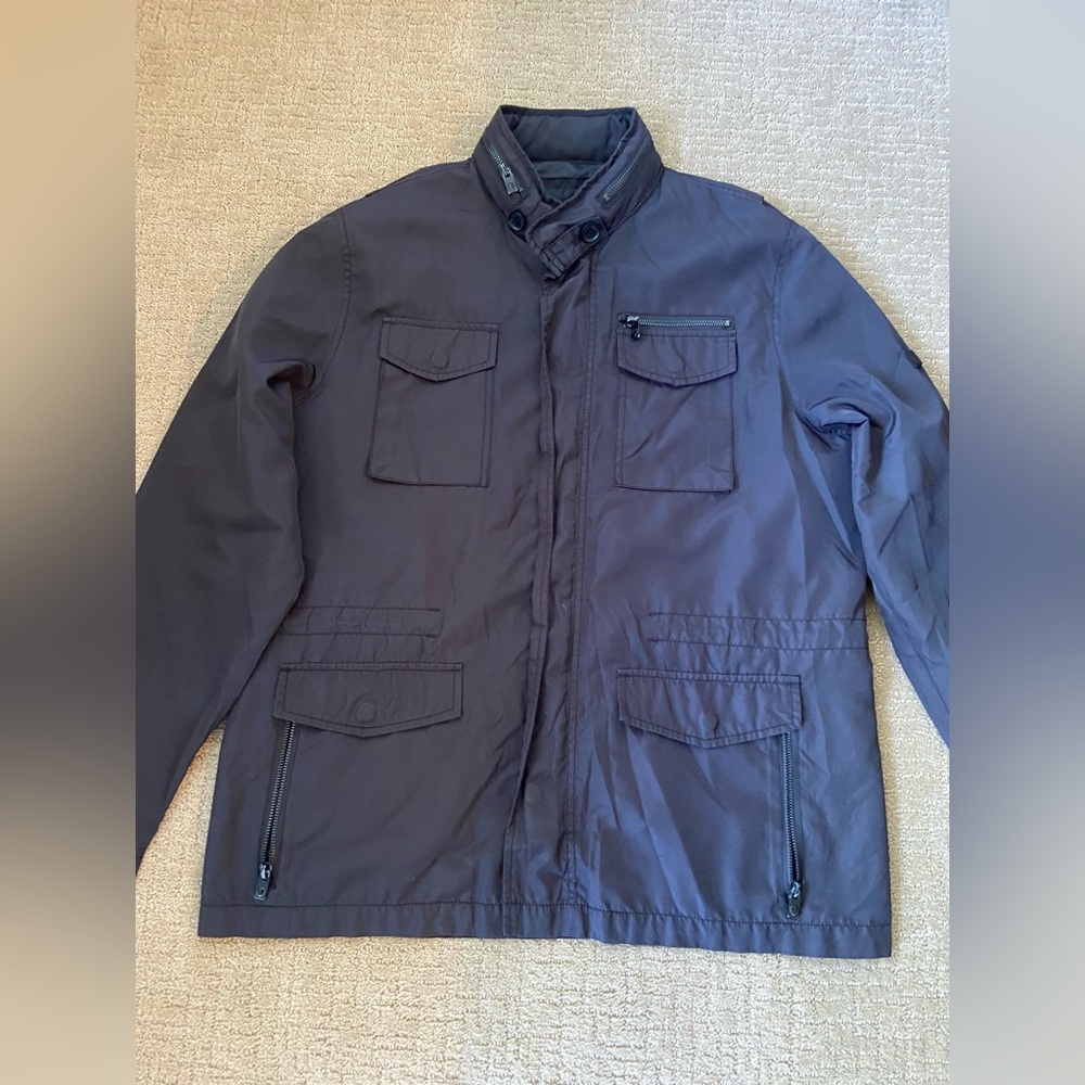 Ben Sherman lightweight black shell jacket - Large, polyester, good condition